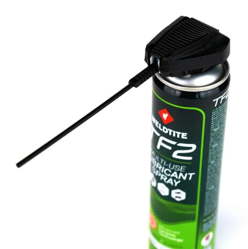 Lubrifiant cu teflon TF2 Spray Weldtite 400ml cu Smart Head (cap smart) - imagine 2