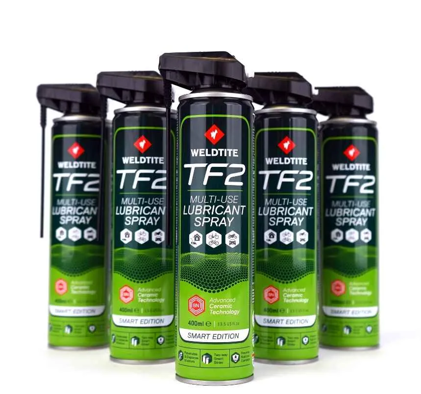 Lubrifiant cu teflon TF2 Spray Weldtite 400ml cu Smart Head (cap smart) - imagine 4