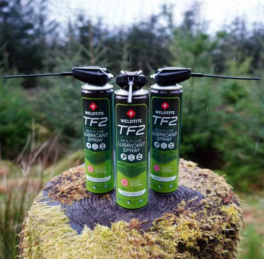 Lubrifiant cu teflon TF2 Spray Weldtite 400ml cu Smart Head (cap smart) - imagine 6