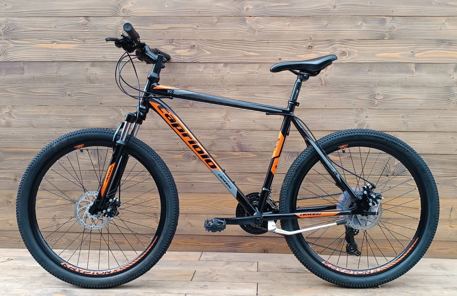 Bicicleta MTB 26 Capriolo Oxygen negru portocaliu 20 - imagine 2