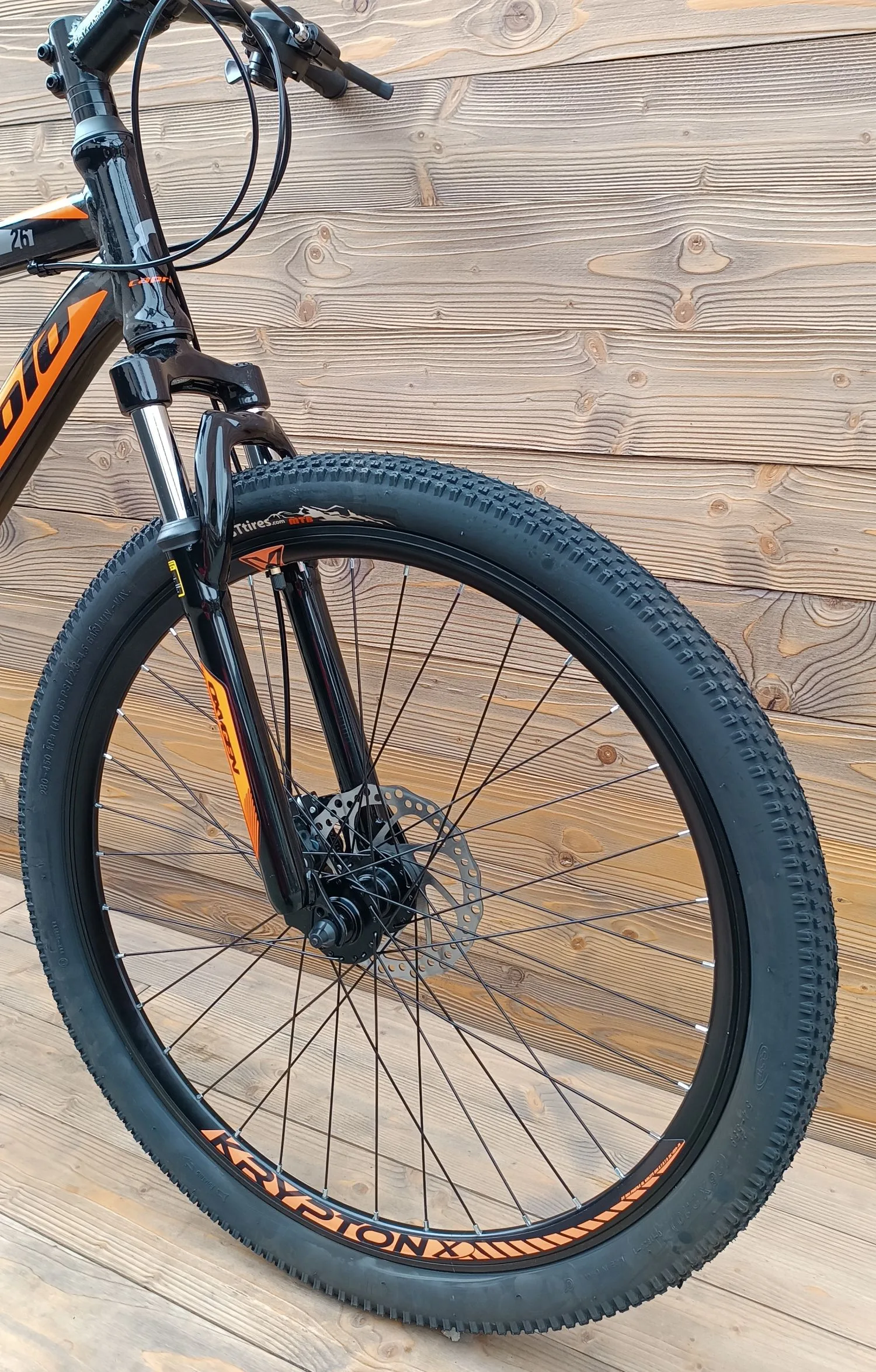 Bicicleta MTB 26 Capriolo Oxygen negru portocaliu 20 - imagine 3