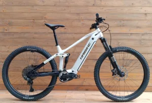 Bicicleta electrica e-bike Haibike ALLTRAIL 8 29 Cues 11G 600Wh alb albastru auriu M