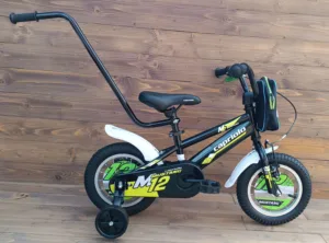 Bicicleta copii 12 Capriolo Mustang lime negru