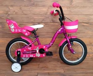 Bicicleta copii 14 Capriolo Viola violet pink
