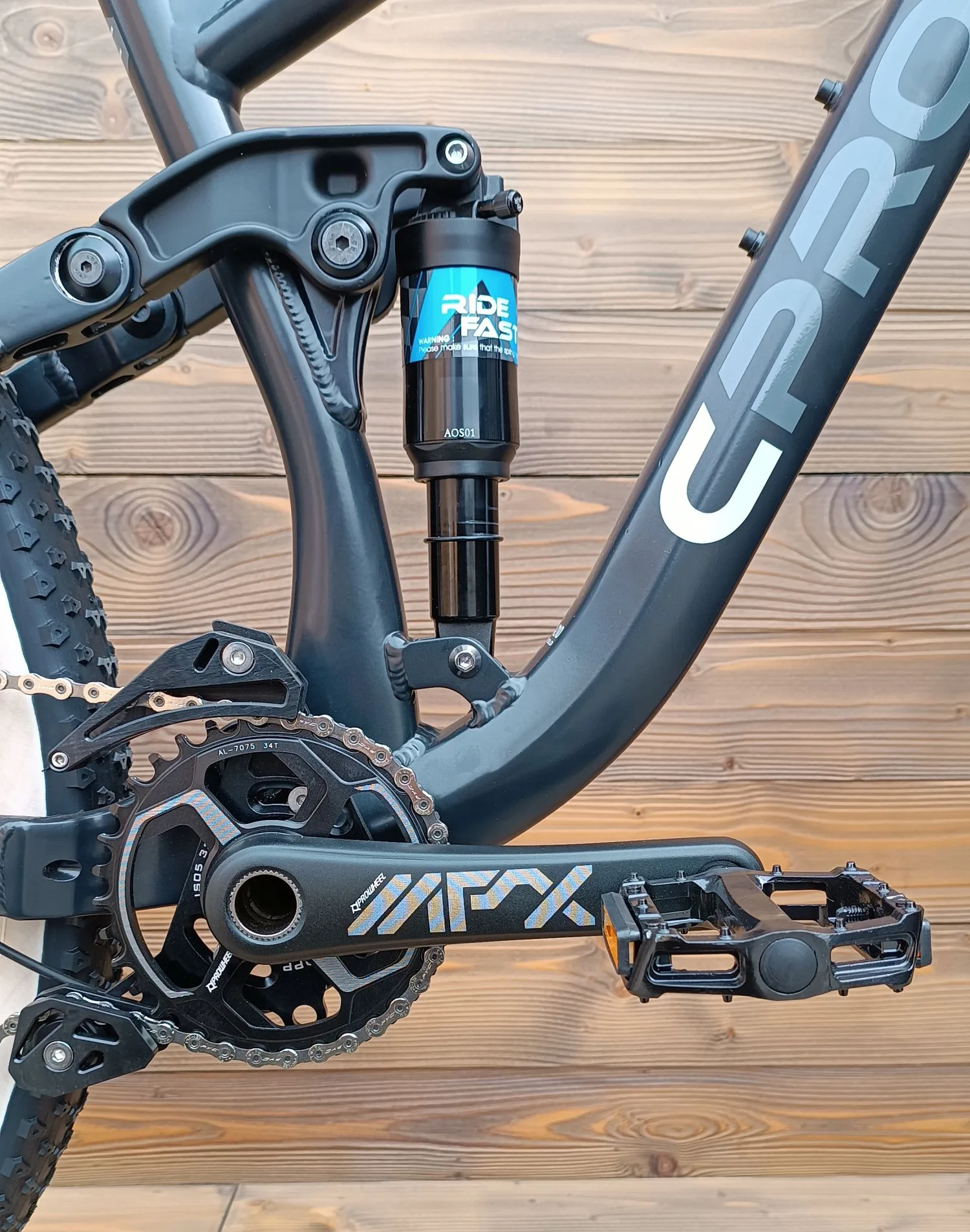 Bicicleta MTB 29 Capriolo AL-GO 9.7 Full suspension Disc-brake aluminiu negru 16 S - imagine 3