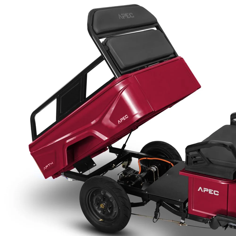 Triciclu electric model APT4 rosu 1000W fara permis 1 loc - imagine 3