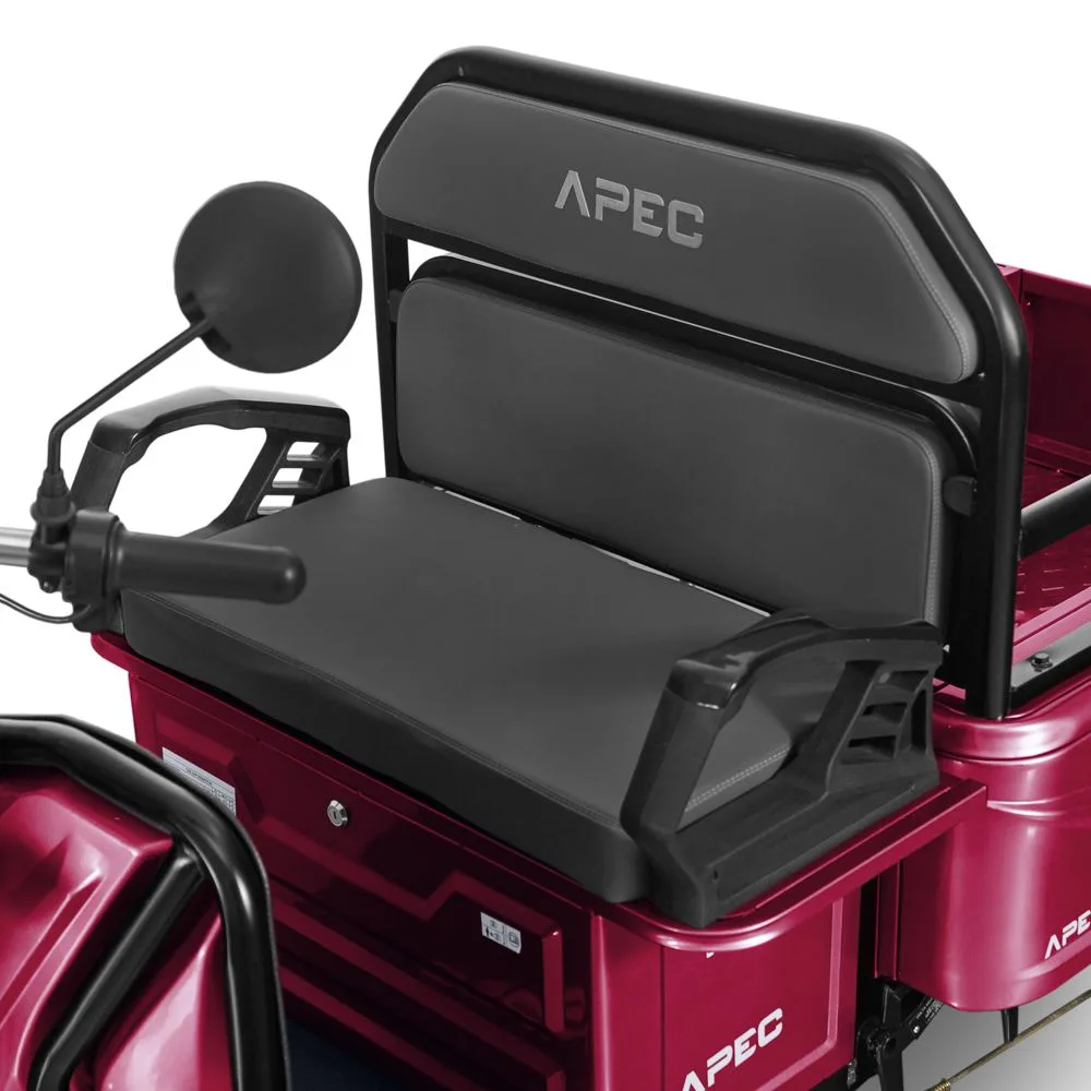 Triciclu electric model APT4 rosu 1000W fara permis 1 loc - imagine 4