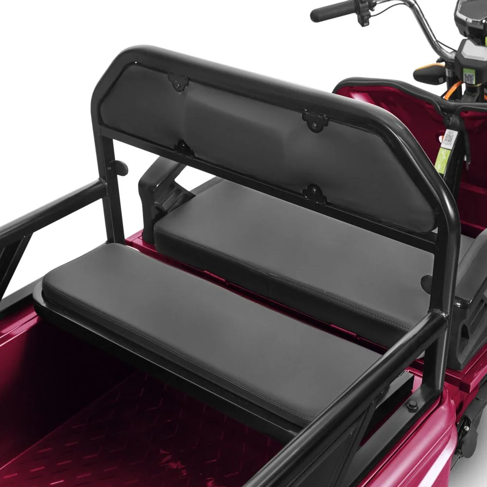 Triciclu electric model APT4 rosu 1000W fara permis 1 loc - imagine 7