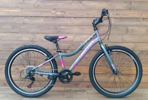 Bicicleta copii 24 Capriolo Diavolo gri violet 12