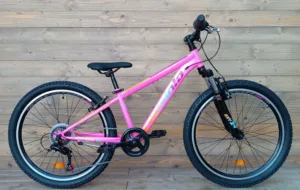 Bicicleta copii 24 Capriolo Oxygen V-brake pink albastru 12