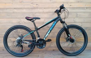 Bicicleta copii 24 Capriolo Oxygen Disc-brake negru albastru 12