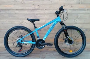 Bicicleta copii 24 Capriolo Oxygen Disc-brake albastru alb 12