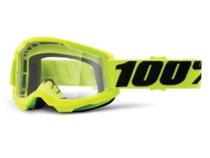 Ochelari 100Percent Strata 2 Goggle clear lens fluo yellow