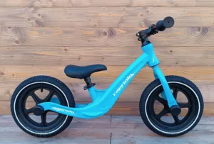 Bicicleta copii fara pedale Capriolo GUR-GUR magnesium albastru FM011