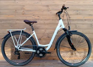 Bicicleta dama 28 Capriolo Elegance oras aluminiu plaja alb 18