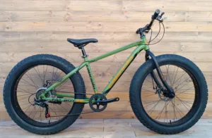 Bicicleta MTB Fatboy Capriolo 26/7HT verde portocaliu 17