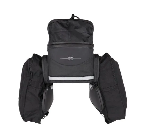 Geanta portbagaj 5 in 1 XLC BA-M06 negru antracit 30x18x15cm, 8,5-21,5l compatibil cu MIK - imagine 2