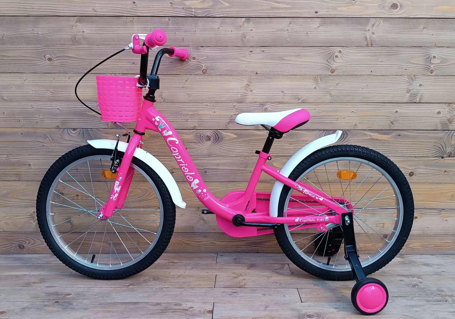 Bicicleta copii 20 Capriolo Viola Alpaca pink alb - imagine 2