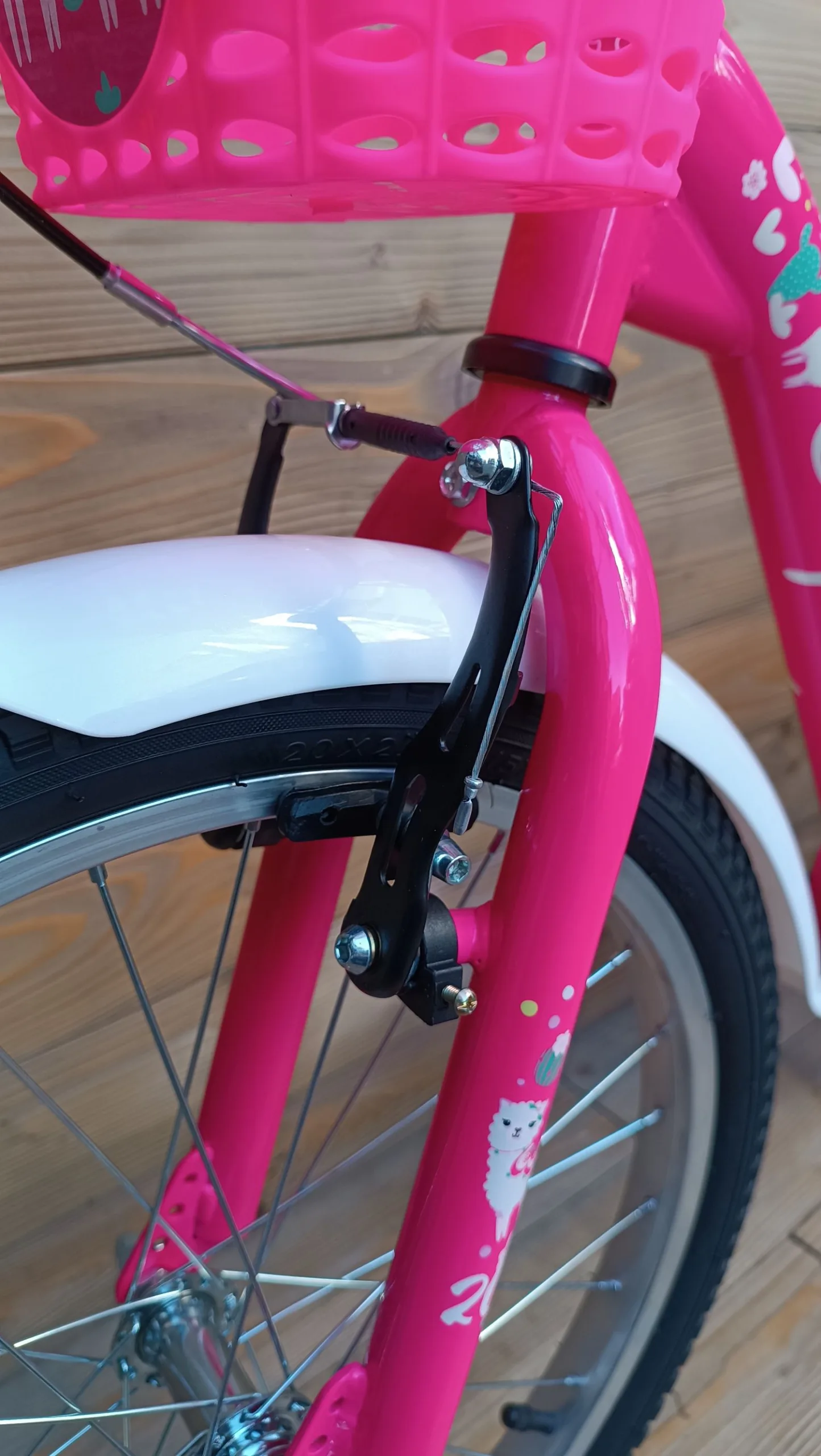 Bicicleta copii 20 Capriolo Viola Alpaca pink alb - imagine 4