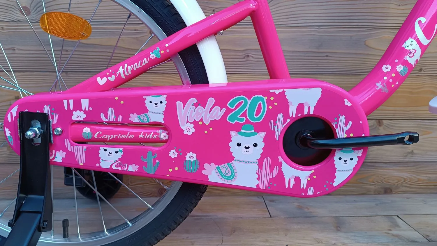 Bicicleta copii 20 Capriolo Viola Alpaca pink alb - imagine 6