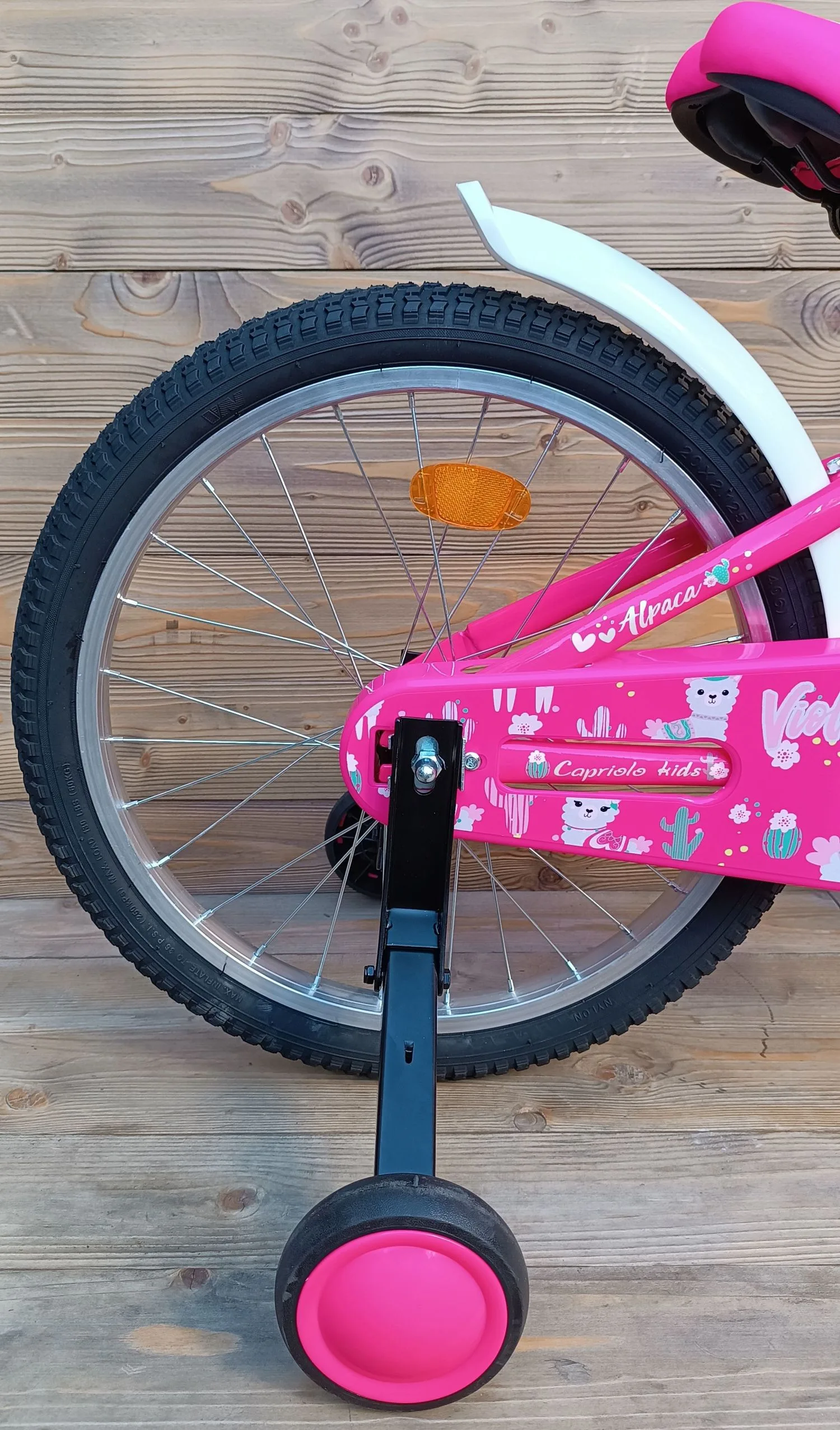 Bicicleta copii 20 Capriolo Viola Alpaca pink alb - imagine 8