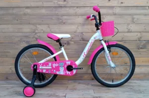Bicicleta copii 20 Capriolo Viola Alpaca alb pink