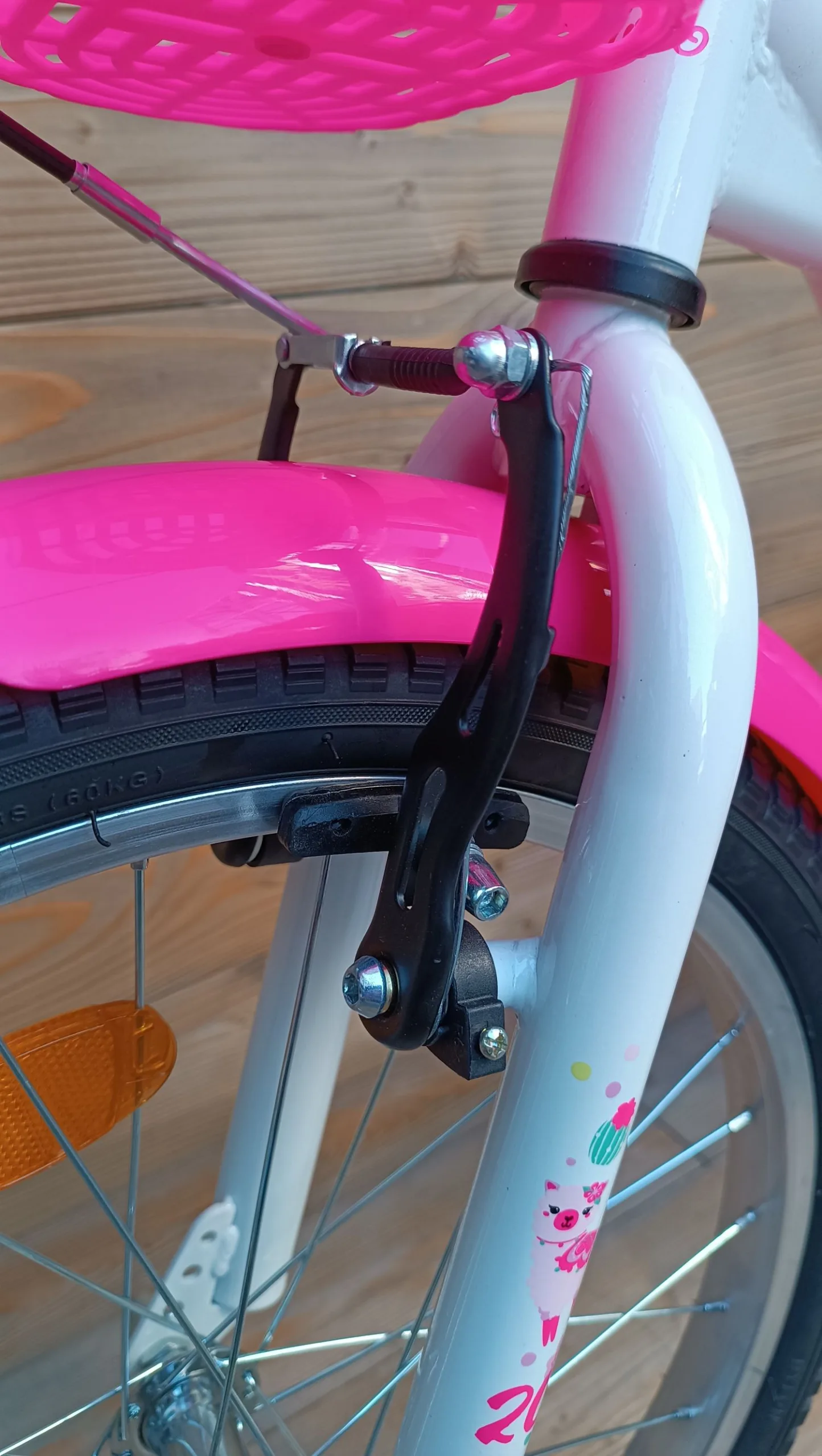 Bicicleta copii 20 Capriolo Viola Alpaca alb pink - imagine 5