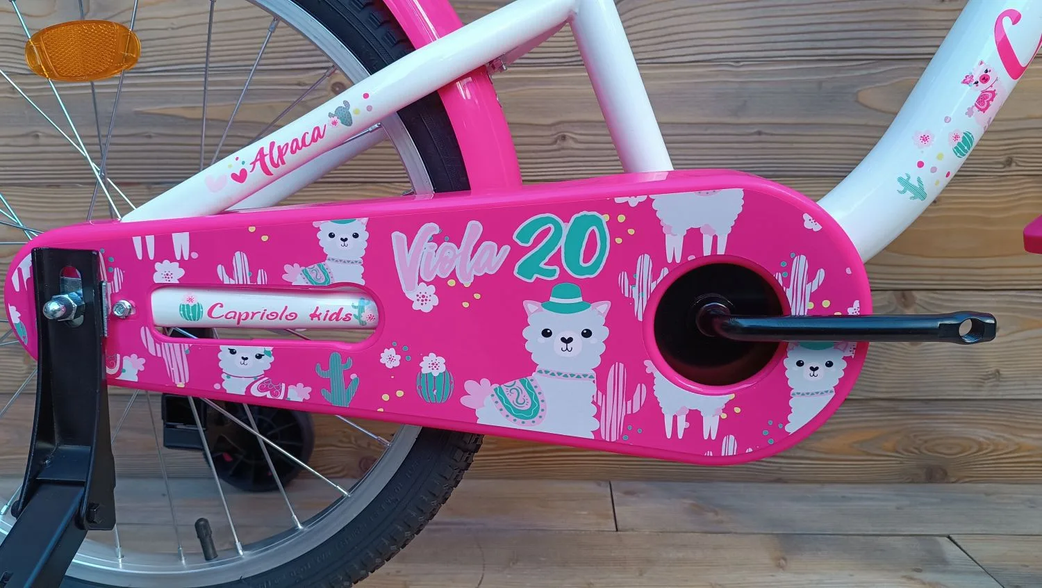 Bicicleta copii 20 Capriolo Viola Alpaca alb pink - imagine 6