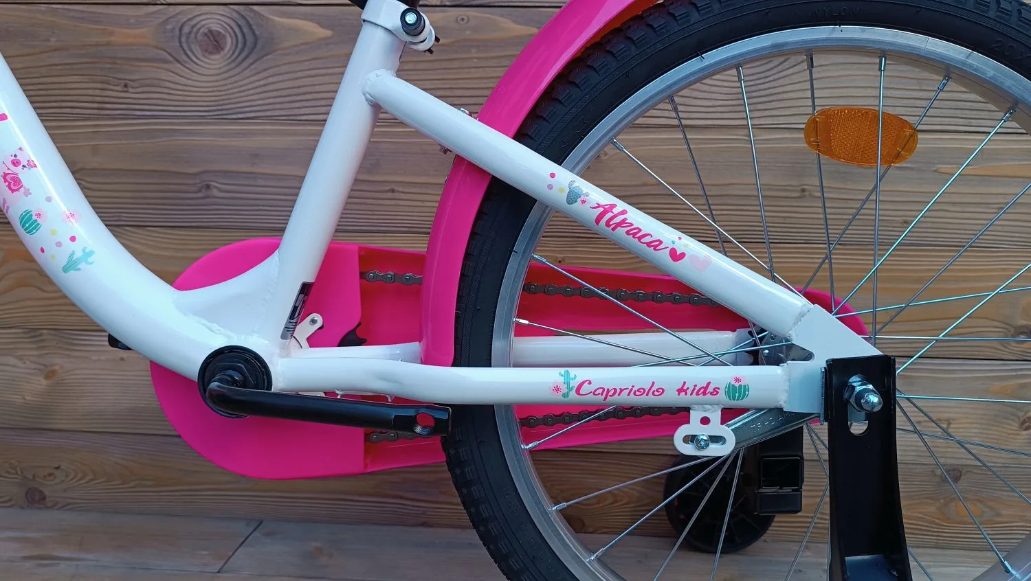 Bicicleta copii 20 Capriolo Viola Alpaca alb pink - imagine 7