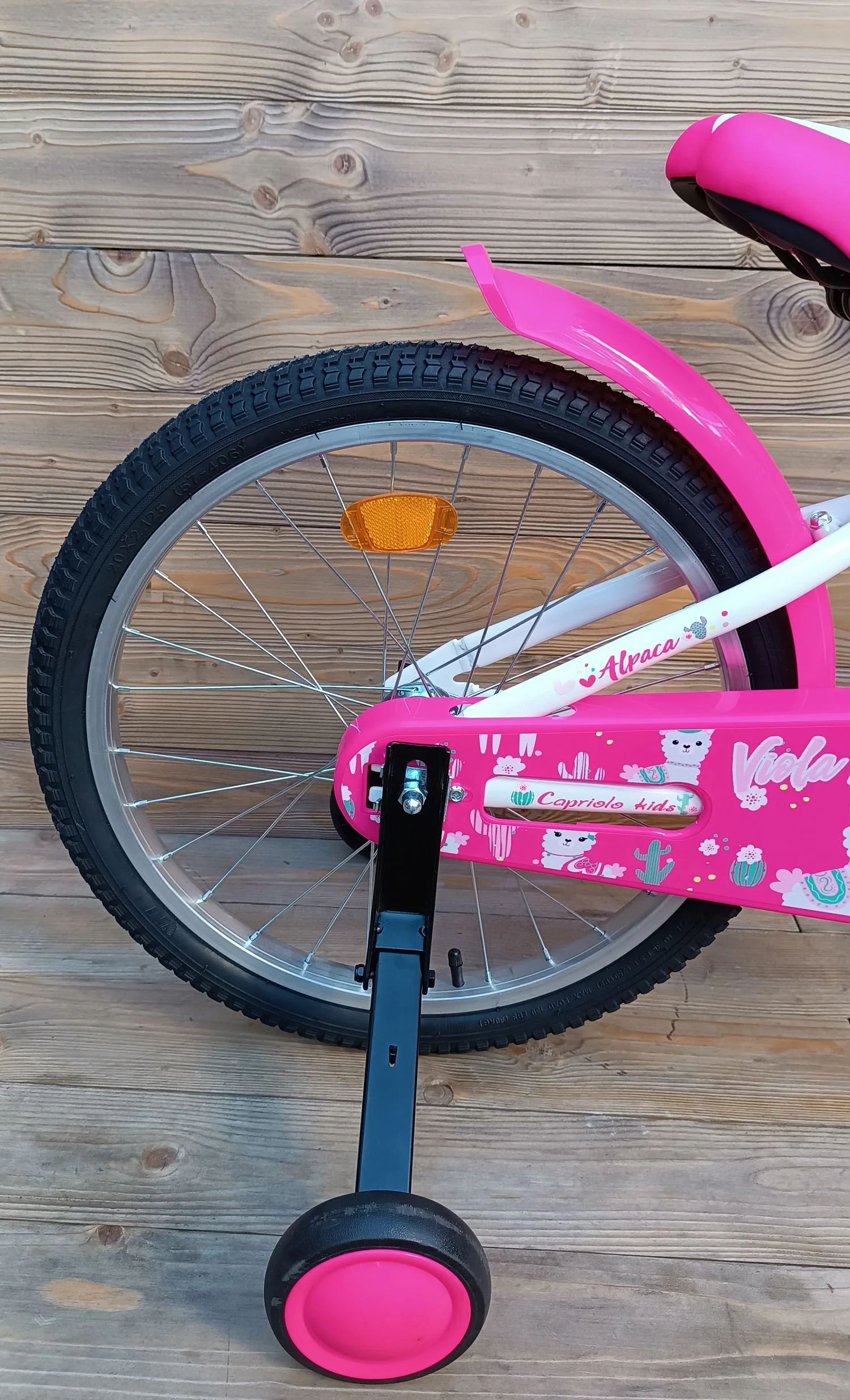 Bicicleta copii 20 Capriolo Viola Alpaca alb pink - imagine 8