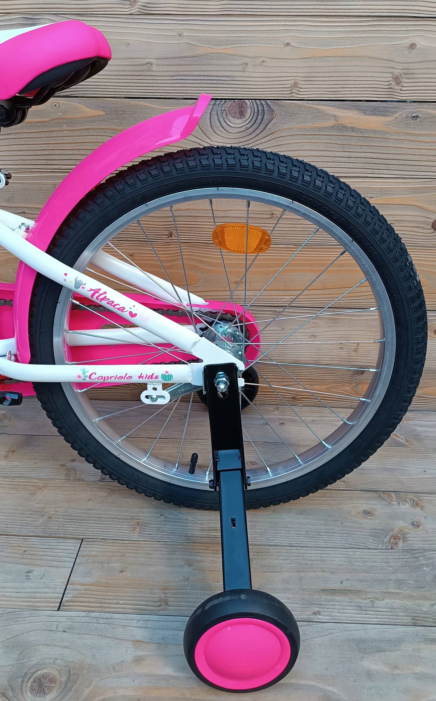 Bicicleta copii 20 Capriolo Viola Alpaca alb pink - imagine 9