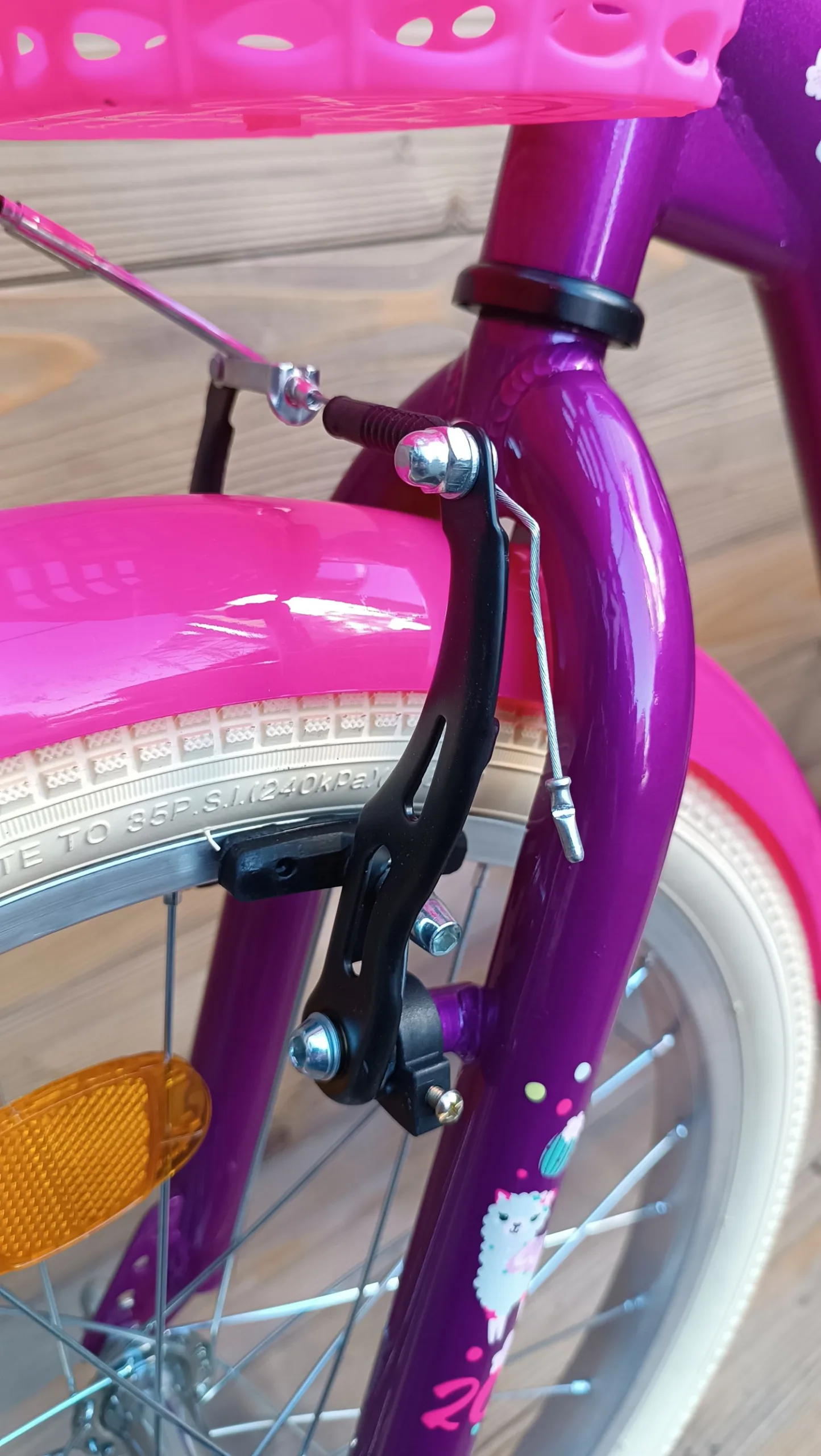 Bicicleta copii 20 Capriolo Viola Alpaca violet pink - imagine 4