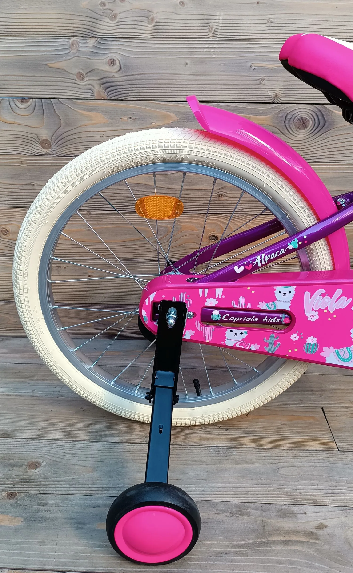 Bicicleta copii 20 Capriolo Viola Alpaca violet pink - imagine 8