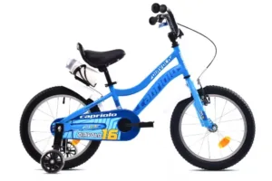Bicicleta copii 16 Capriolo Diavolo Kid albastru galben