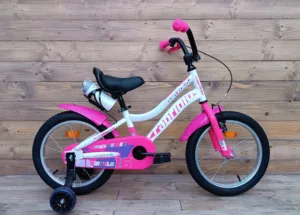 Bicicleta copii 16 Capriolo Diavolo Kid alb pink