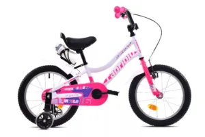 Bicicleta copii 16 Capriolo Diavolo Kid alb pink