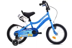 Bicicleta copii 14 Capriolo Diavolo Kid albastru galben