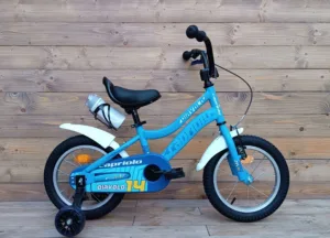 Bicicleta copii 14 Capriolo Diavolo Kid albastru galben