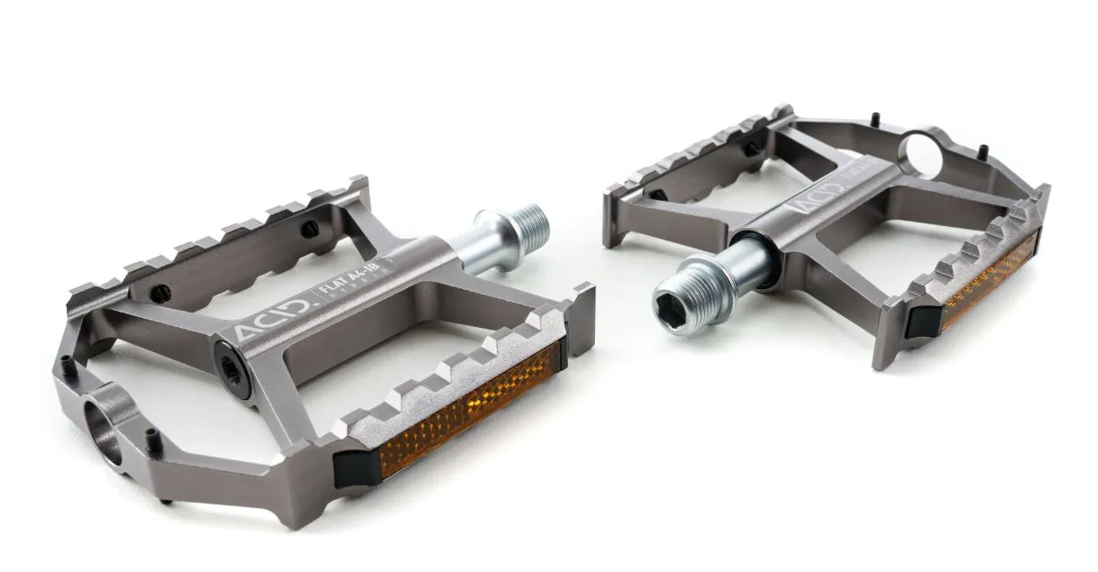 Pedale ACID FLAT A4-IB Hybrid gri - imagine 2