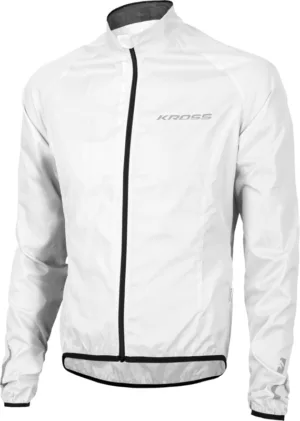 Jacheta de ploaie Kross white size XL
