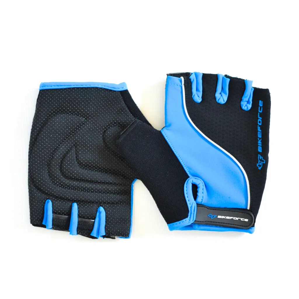 Manusi BIKEFORCE Slipy blue-black XL