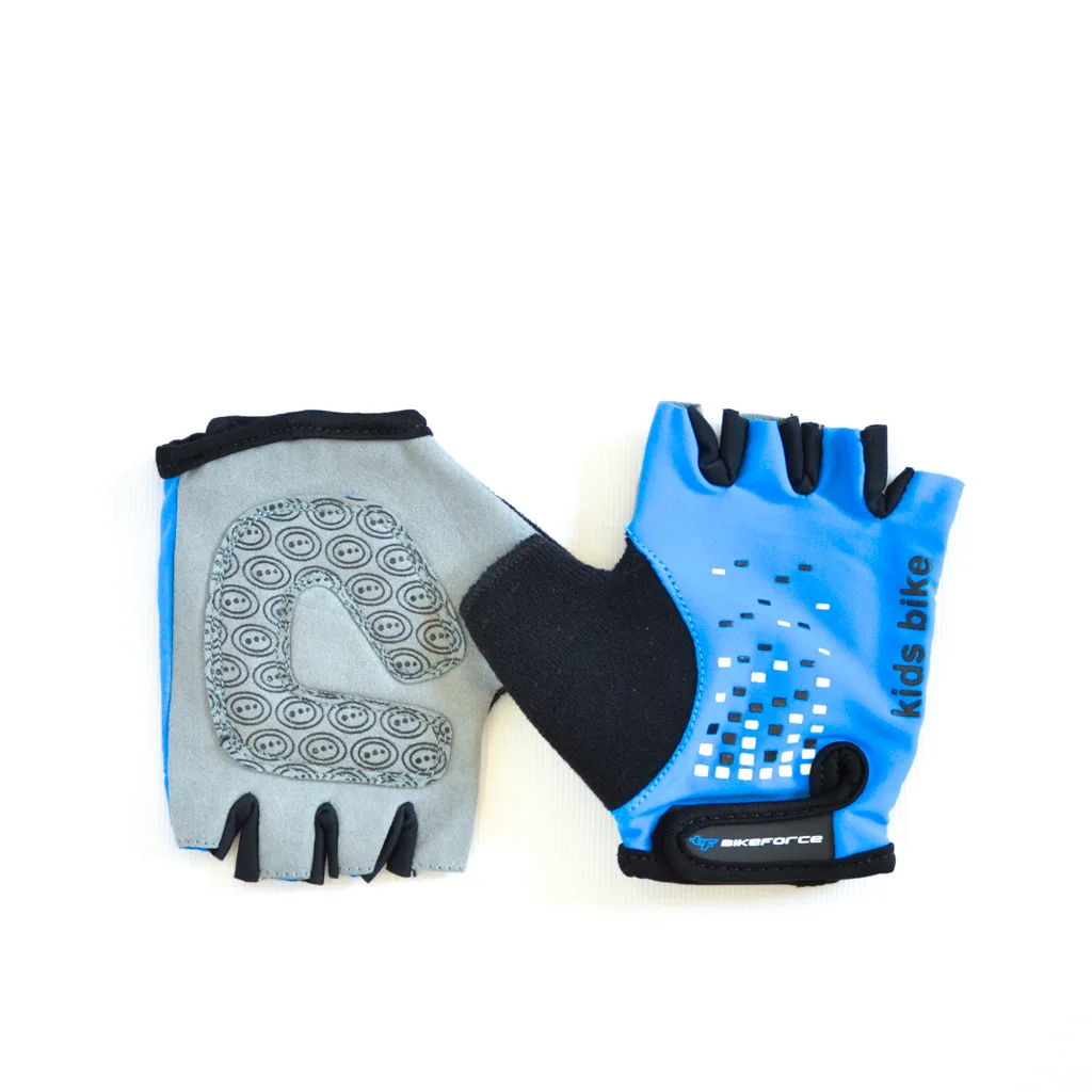 Manusi BIKEFORCE Kid Cubic blue-black 4XS