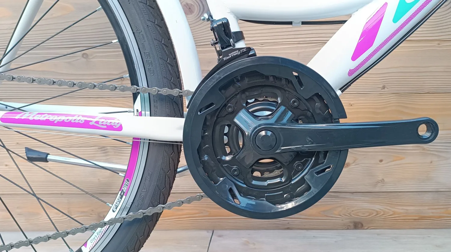 Bicicleta dama 26 Capriolo Metropolis alb 19 - imagine 5