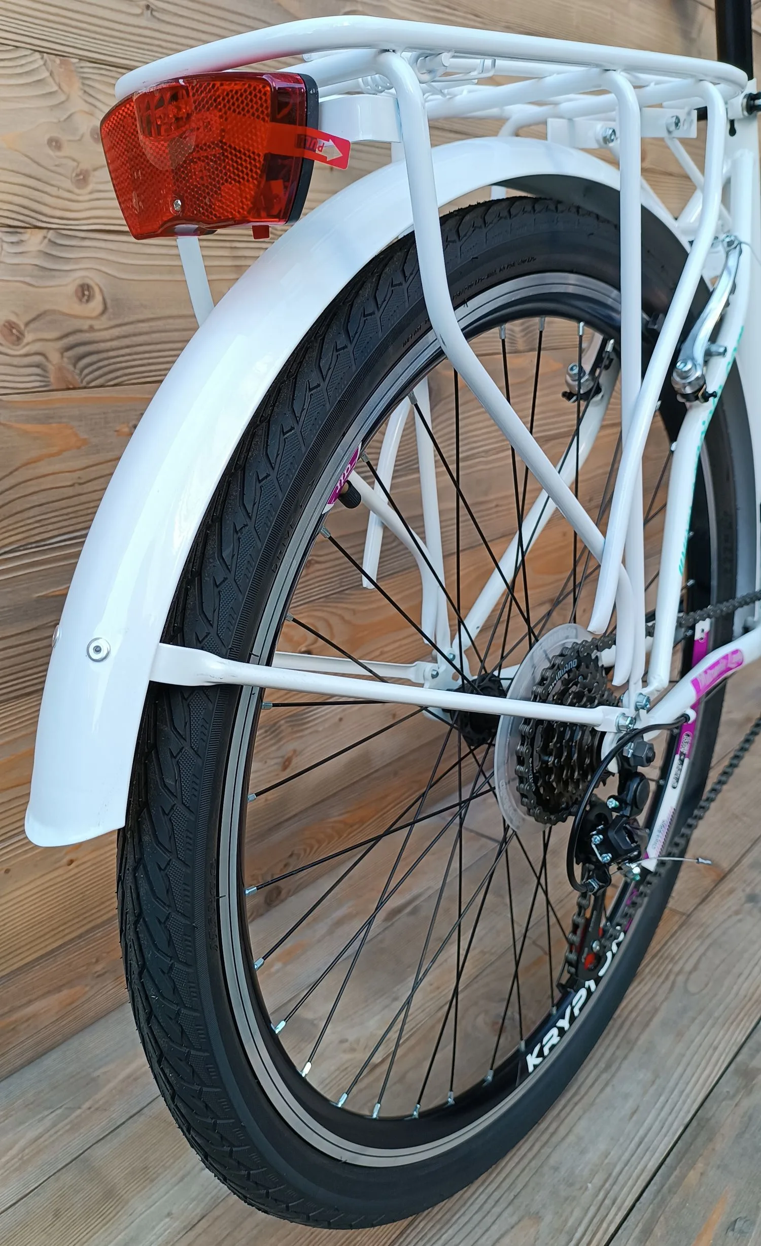 Bicicleta dama 26 Capriolo Metropolis alb 19 - imagine 7