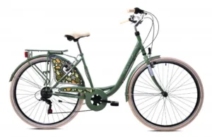 Bicicleta dama 28 Capriolo Diana City olive verde 18