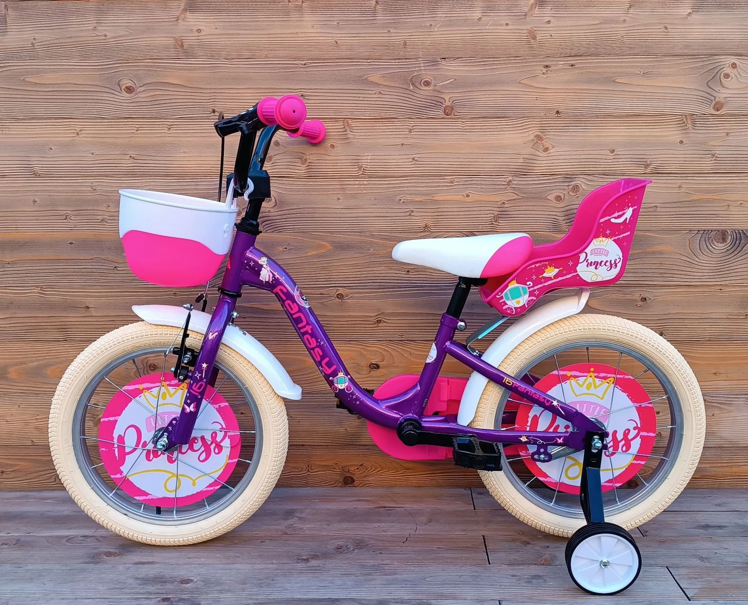 Bicicleta copii 16 Capriolo Fantasy violet pink - imagine 2