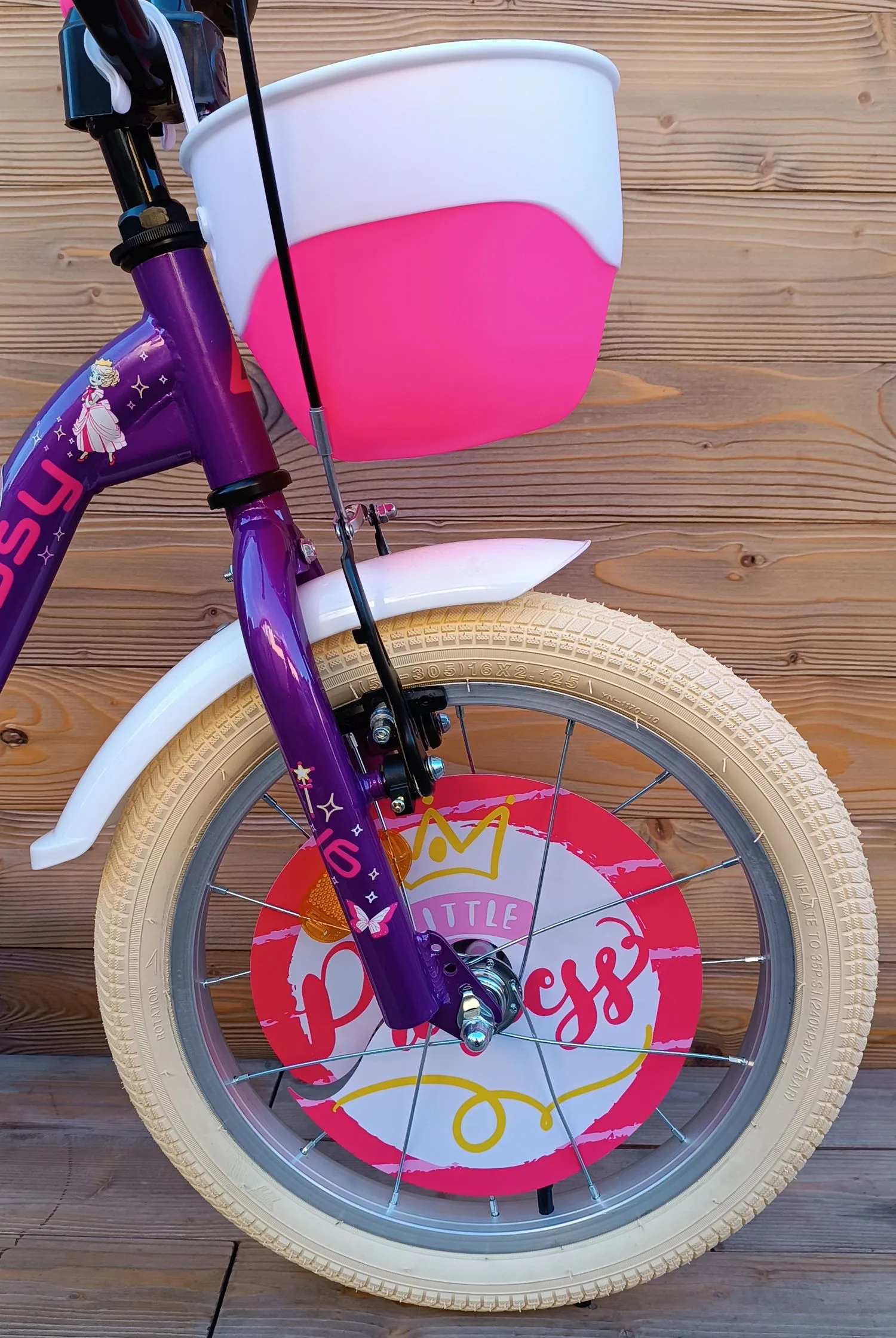 Bicicleta copii 16 Capriolo Fantasy violet pink - imagine 4