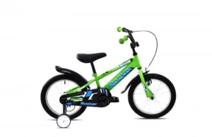 Bicicleta copii 16 Capriolo Rocker verde albastru