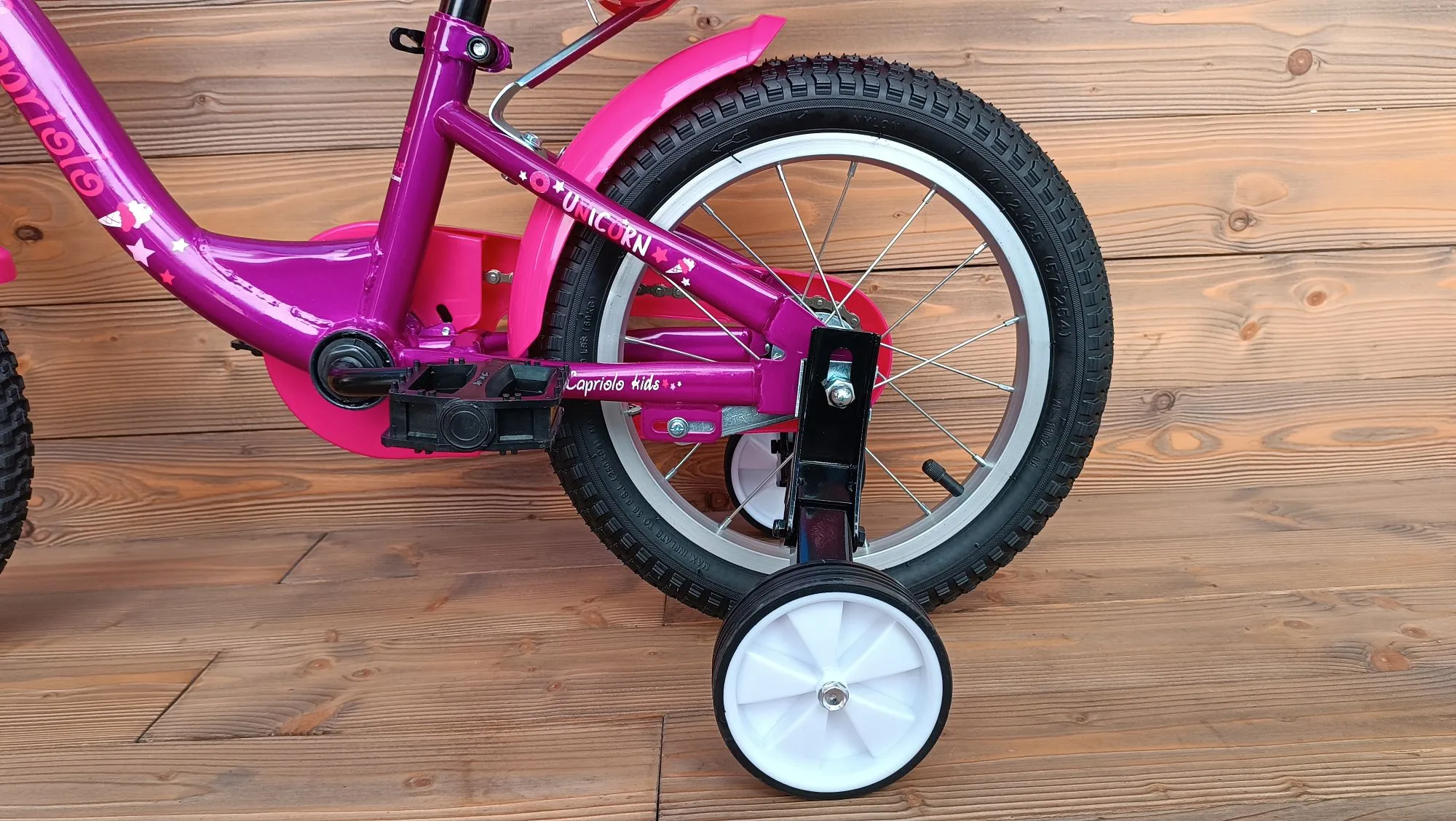 Bicicleta copii 14 Capriolo Viola violet pink - imagine 3