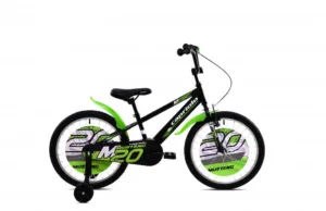 Bicicleta copii 20 Capriolo Mustang negru lime